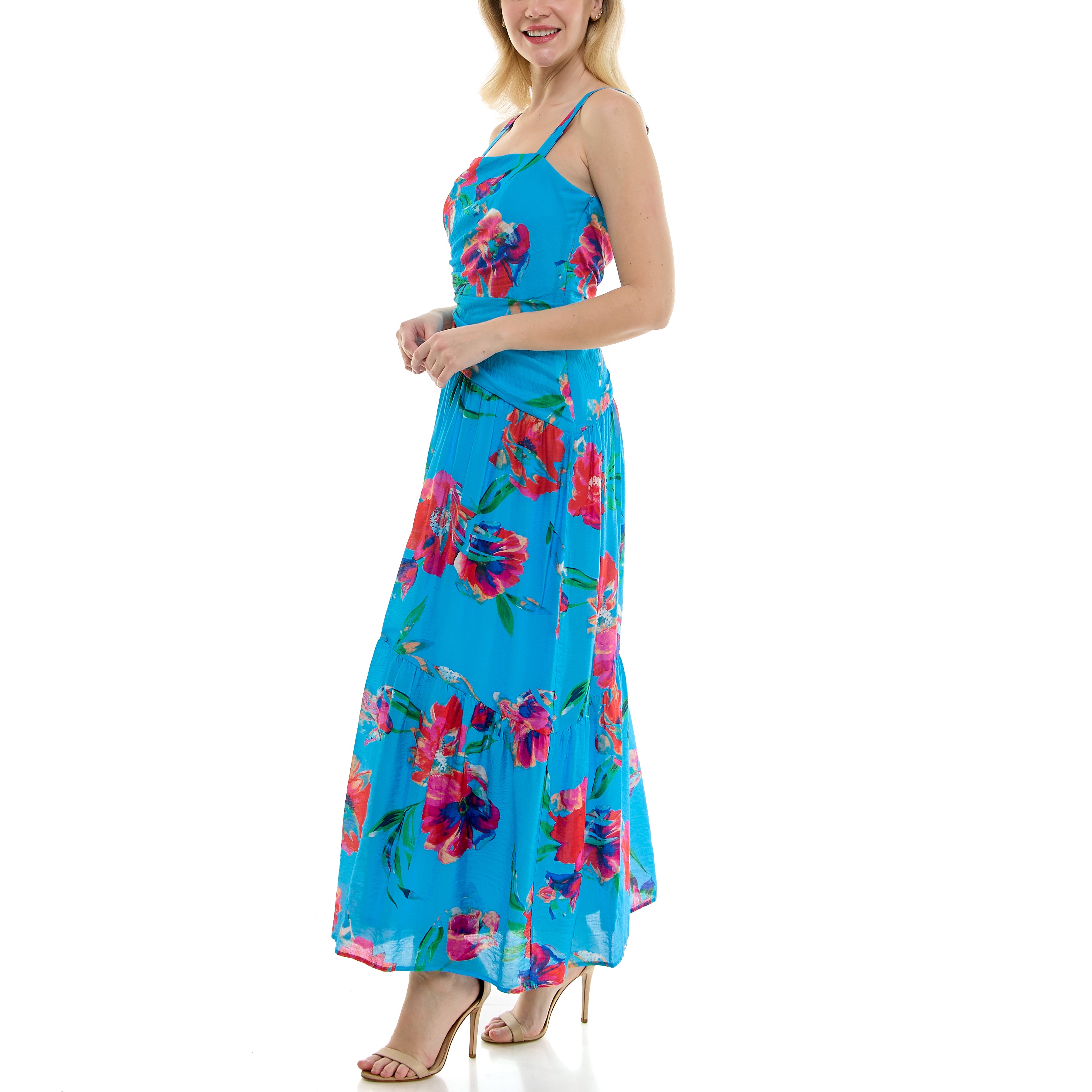SHIROMA☆BLUE☆PRISM dress camisole Electric Blue Sienna Swim Dress | Tummy Control One-Piece