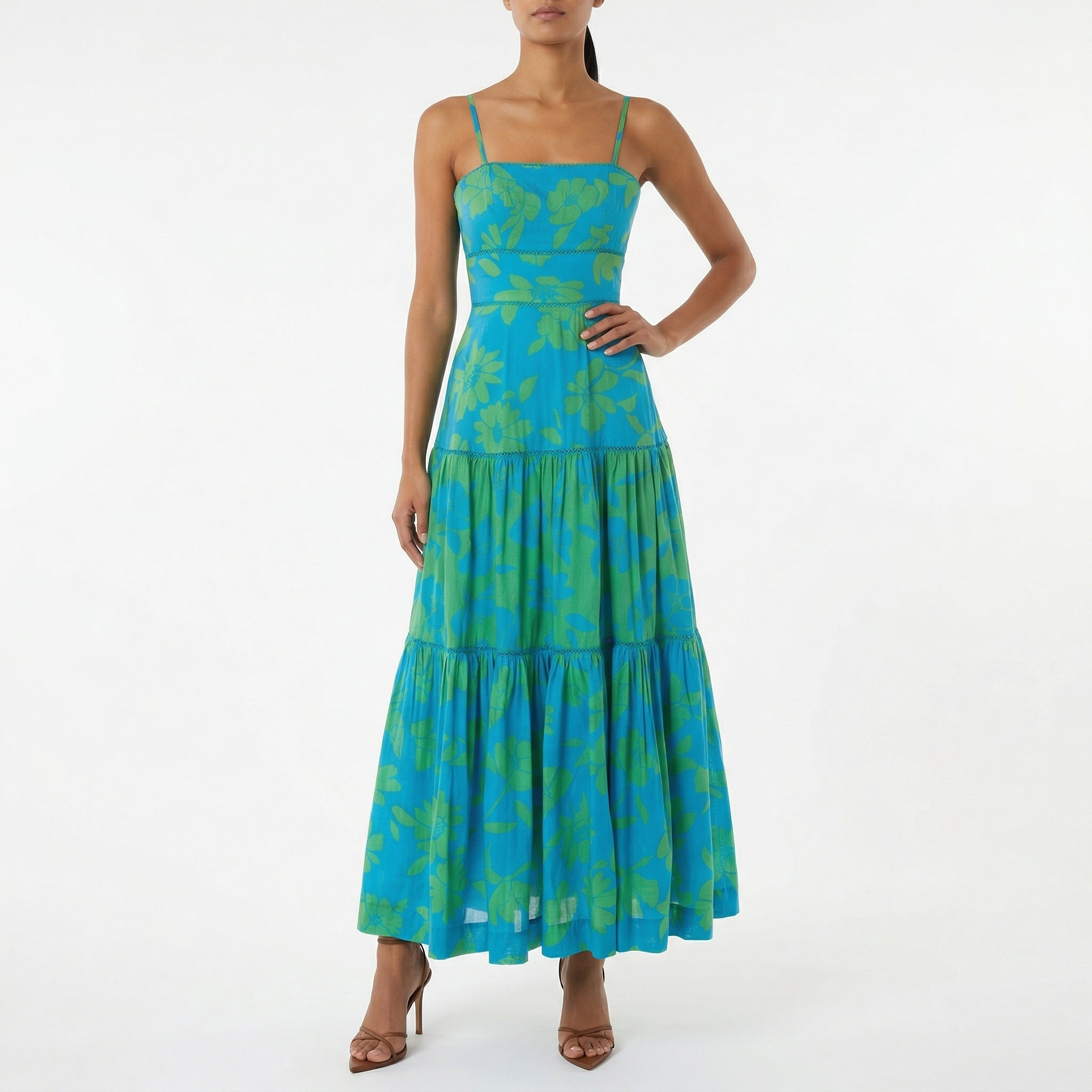 taylor dresses green floral Violeta Dress – Tanya Taylor