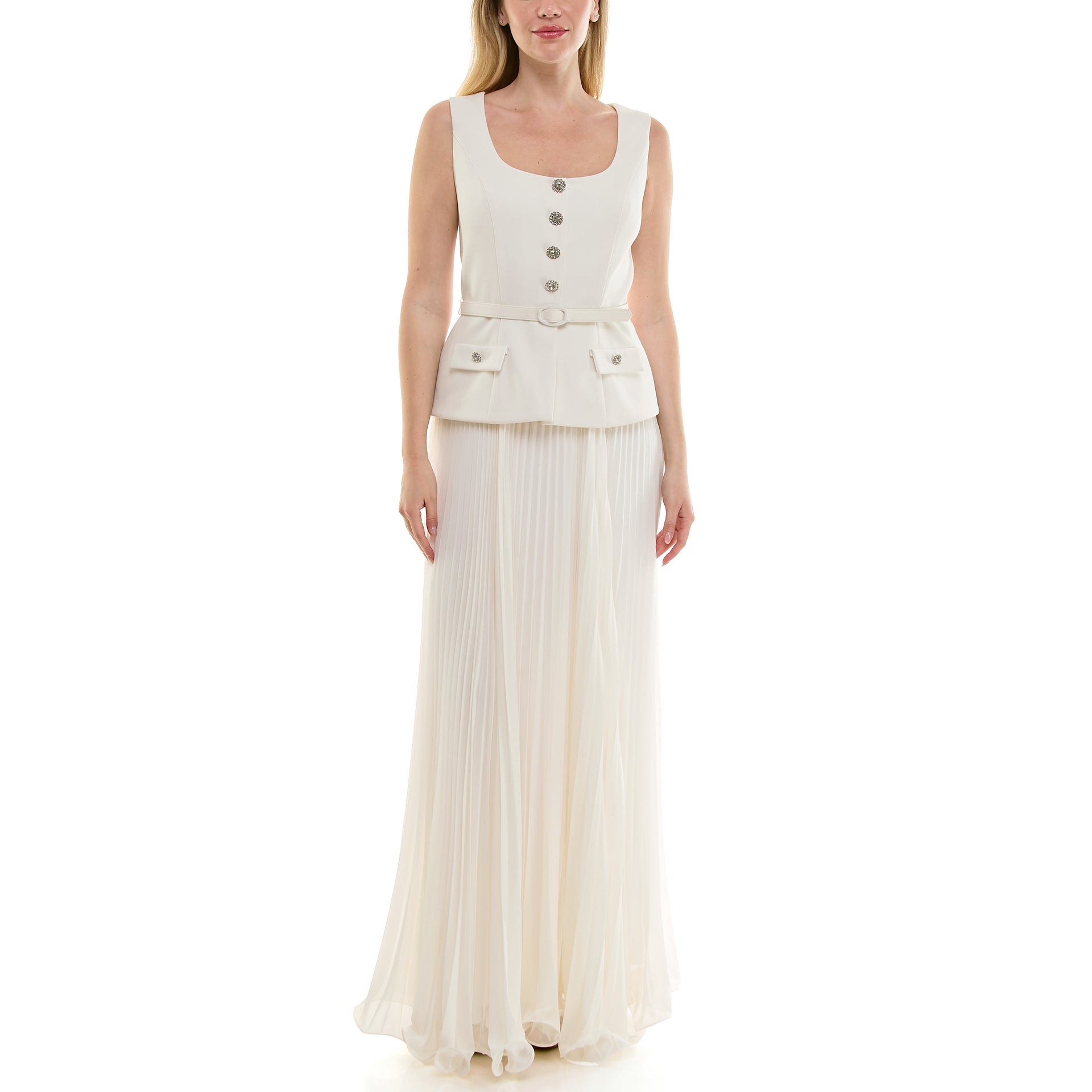 sachin and babi light blue dress Marissa Winter Two Piece Dress main image 1