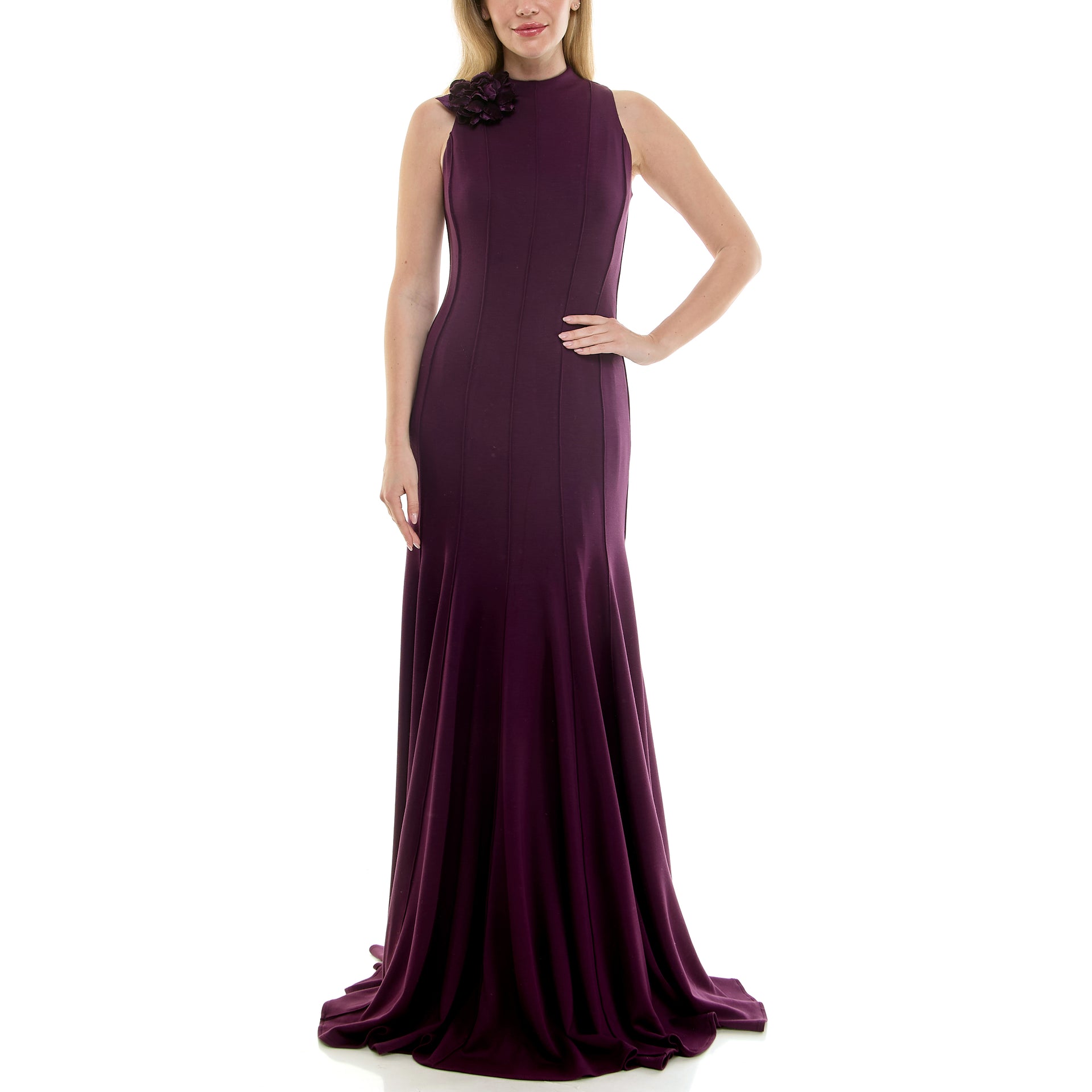 open lace back dress Tally Taylor Usher Dress 4813-Purple main image 0