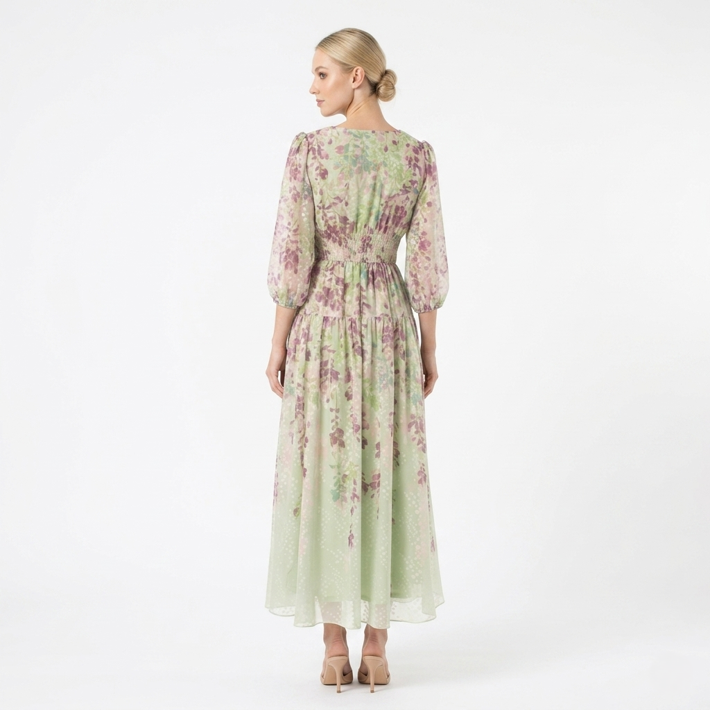 Maison Tara Delilah Midi Dress, 6 / Green