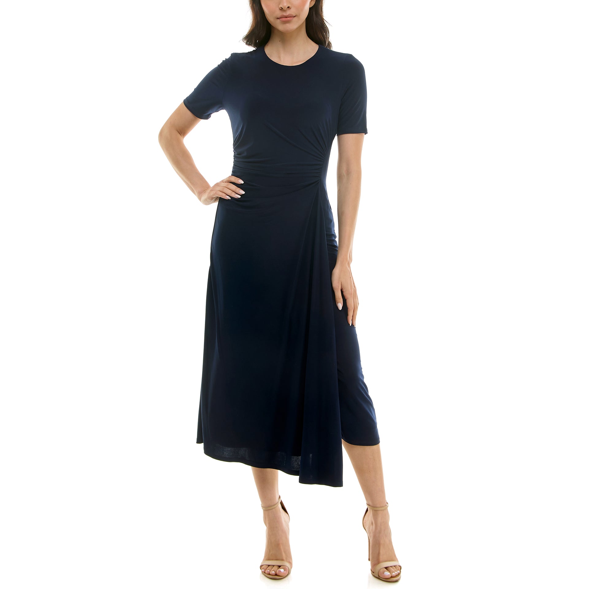 Maison Tara Ruched Midi Dress, 12 Maison Tara Ruched Midi Dress, 12