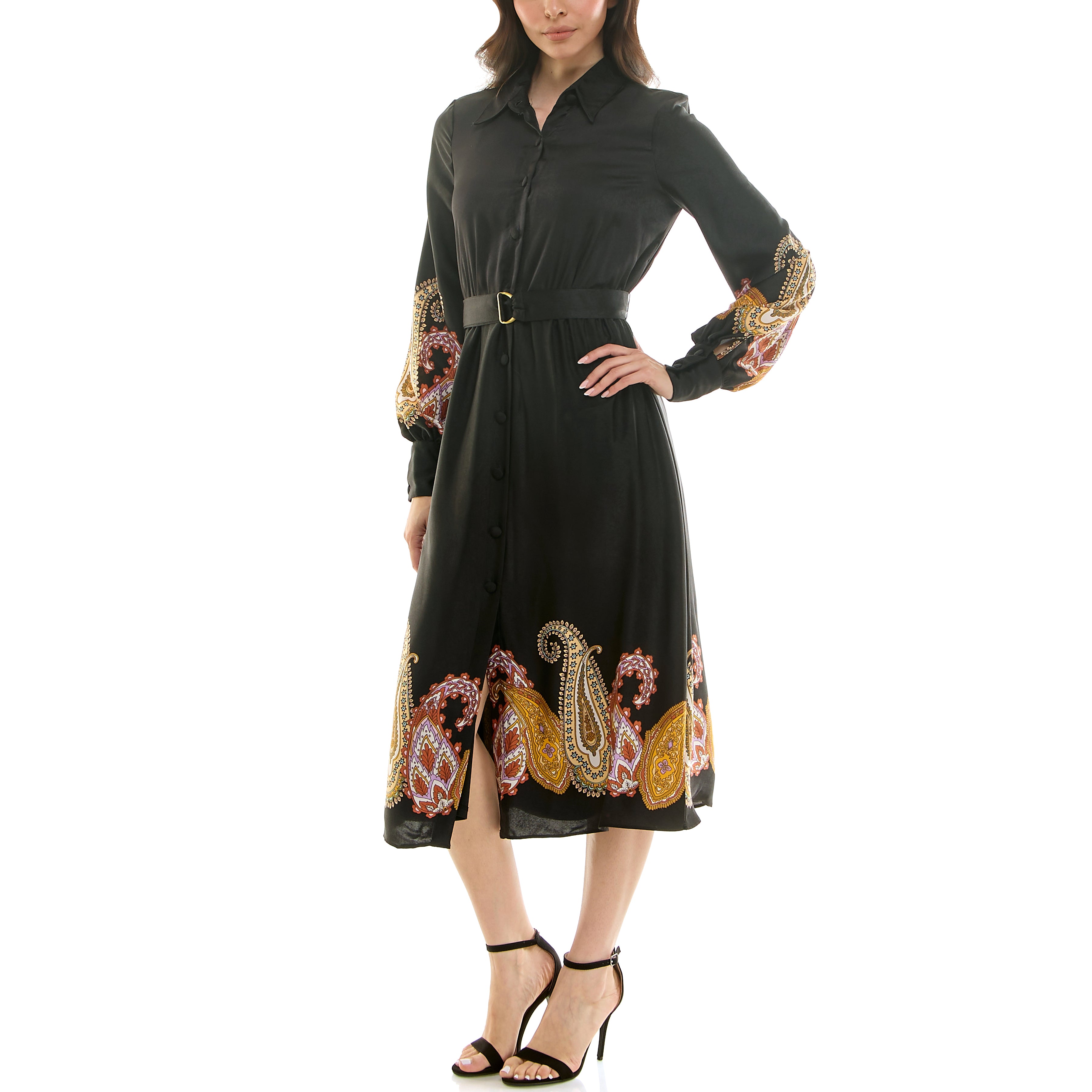 Maison Tara Satin Maxi Dress Maison Tara Satin Maxi Dress